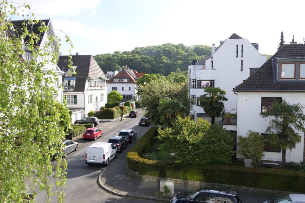 Blick auf den Grafenberger Wald